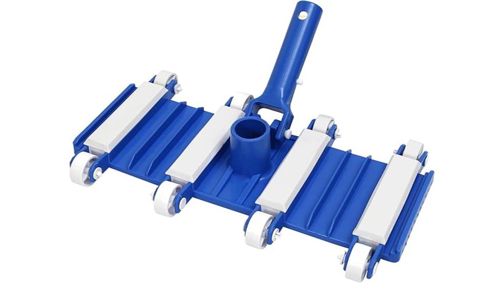 wheeled pool vacuum head