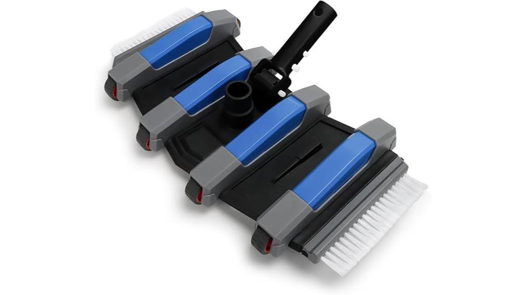 wheeled pool vacuum head