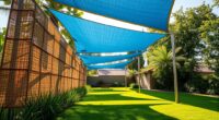 wind protection and shade