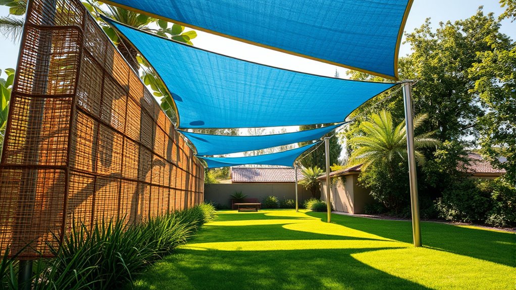 wind protection and shade