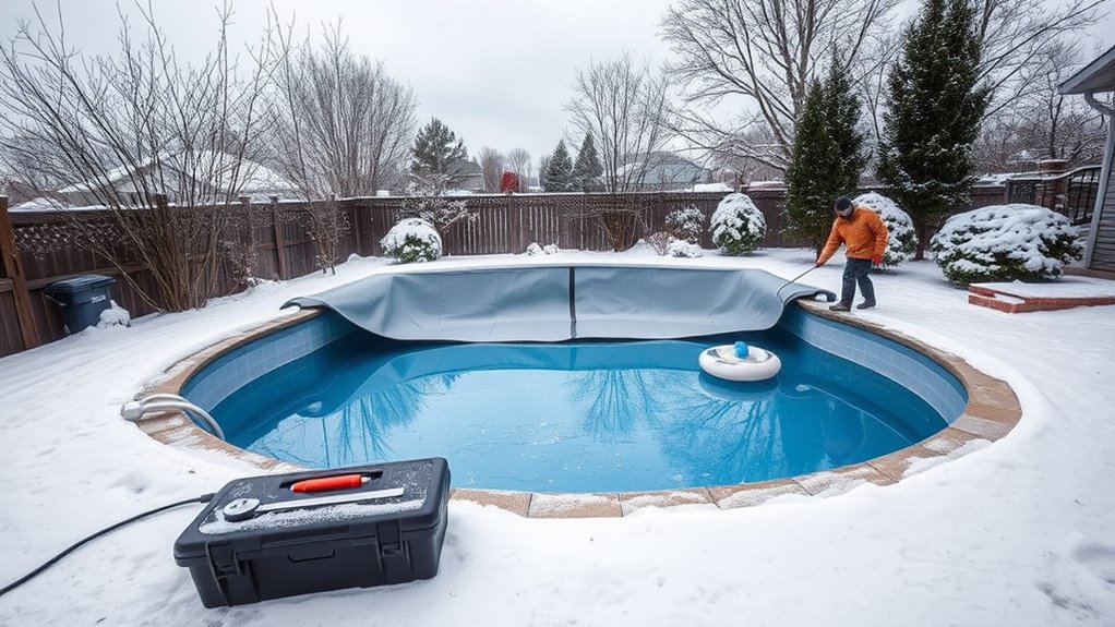 winter pool maintenance checklist