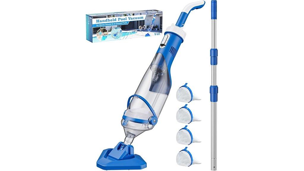 wireless pool cleaner telescoping pole