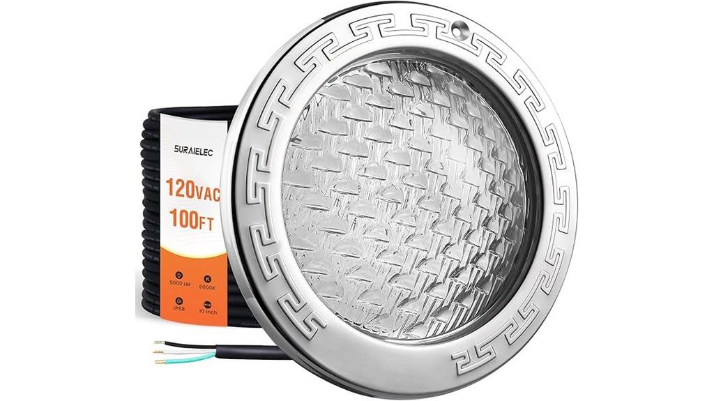 10 inch 120v led pool lights