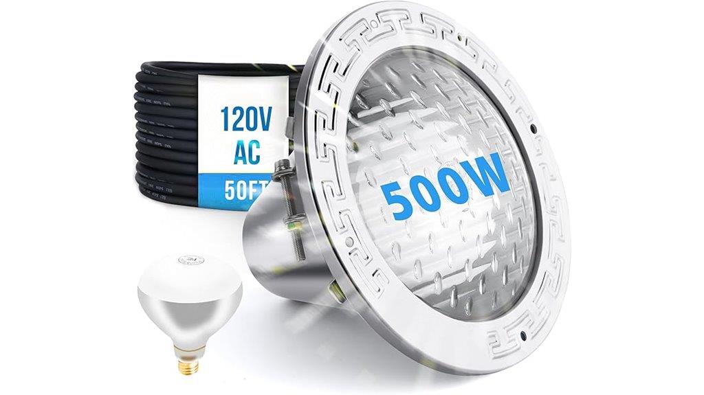 120v pool light set
