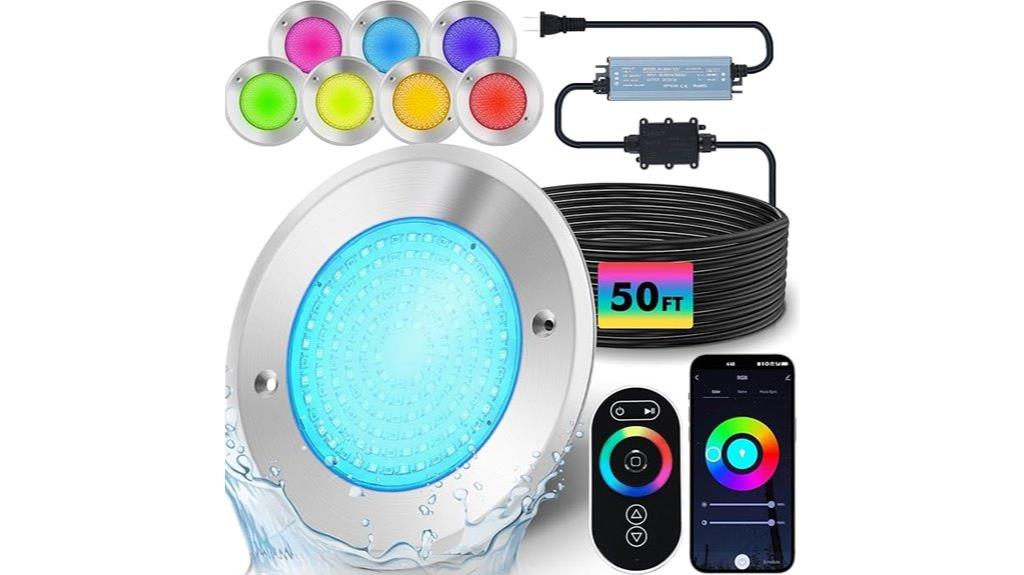 12v rgb led pool light