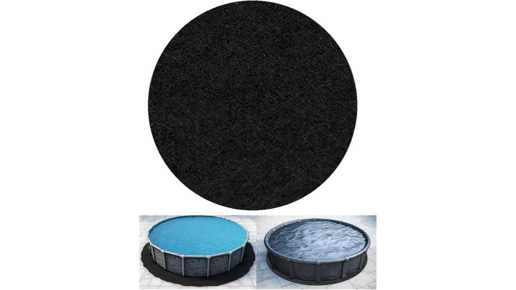 13 foot square pool padding