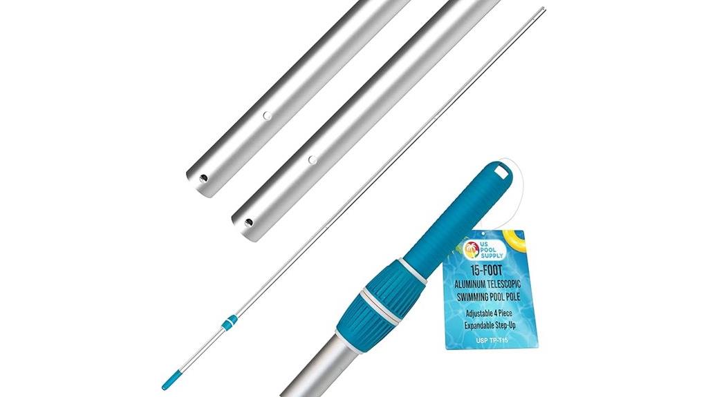 15 foot aluminum pool pole