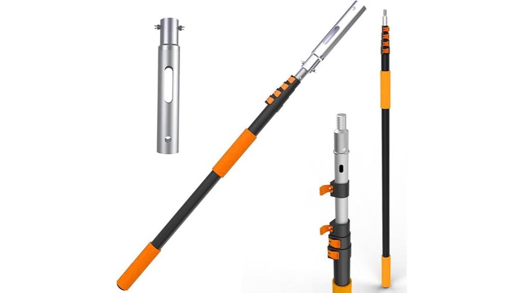 16 foot aluminum extending pole