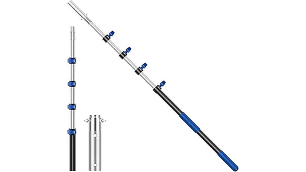 16 foot aluminum pool pole