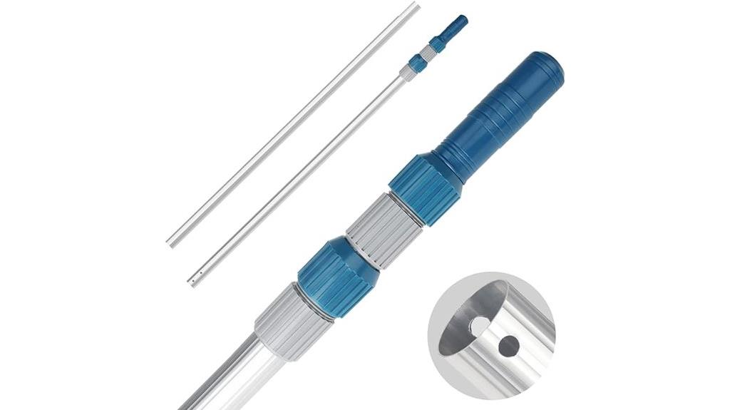 16 foot aluminum telescopic pole