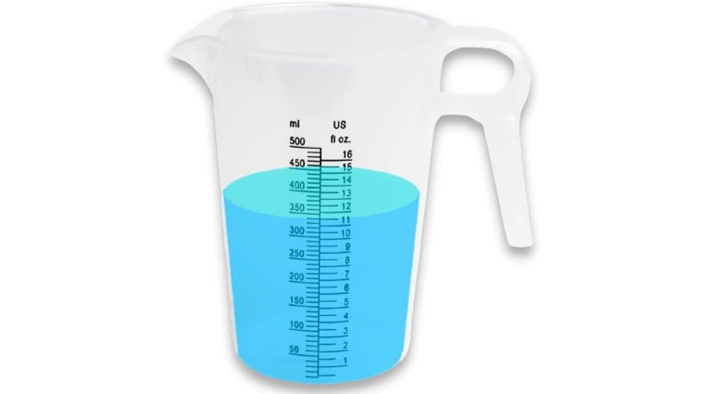 16 ounce plastic measuring pitcher