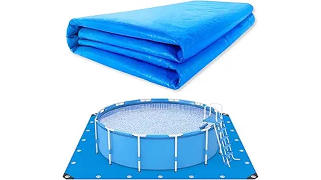 18 foot pool ground cover