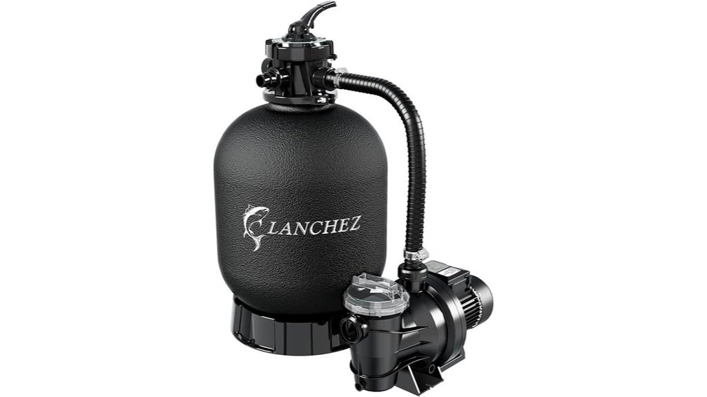 18 inch above ground pump