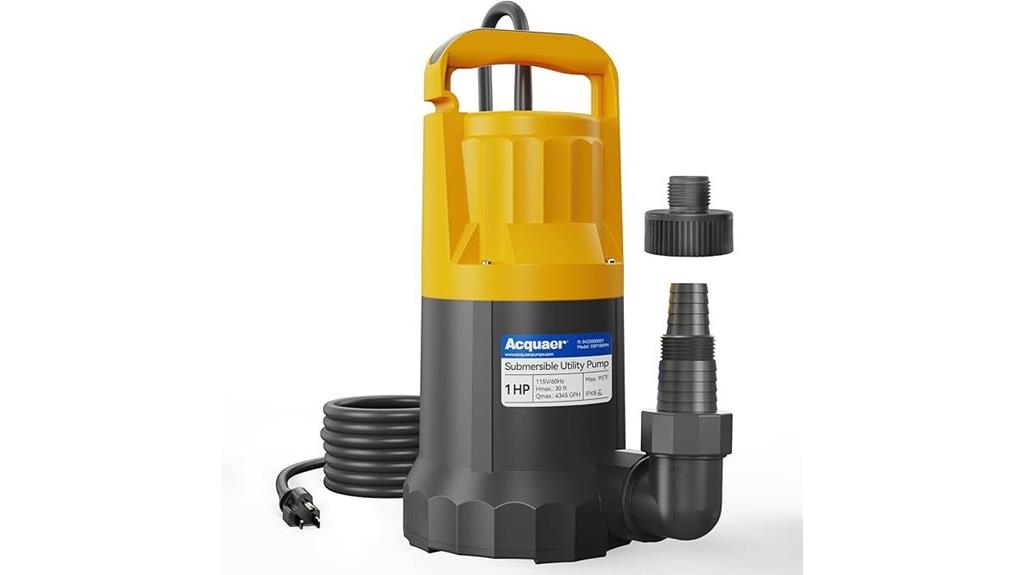 1 hp sump pump
