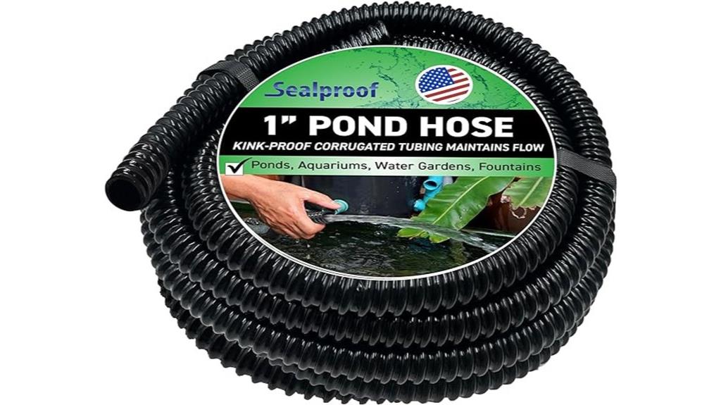 1 inch diameter pond tubing