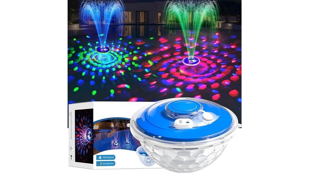 2025 floating fountain lights