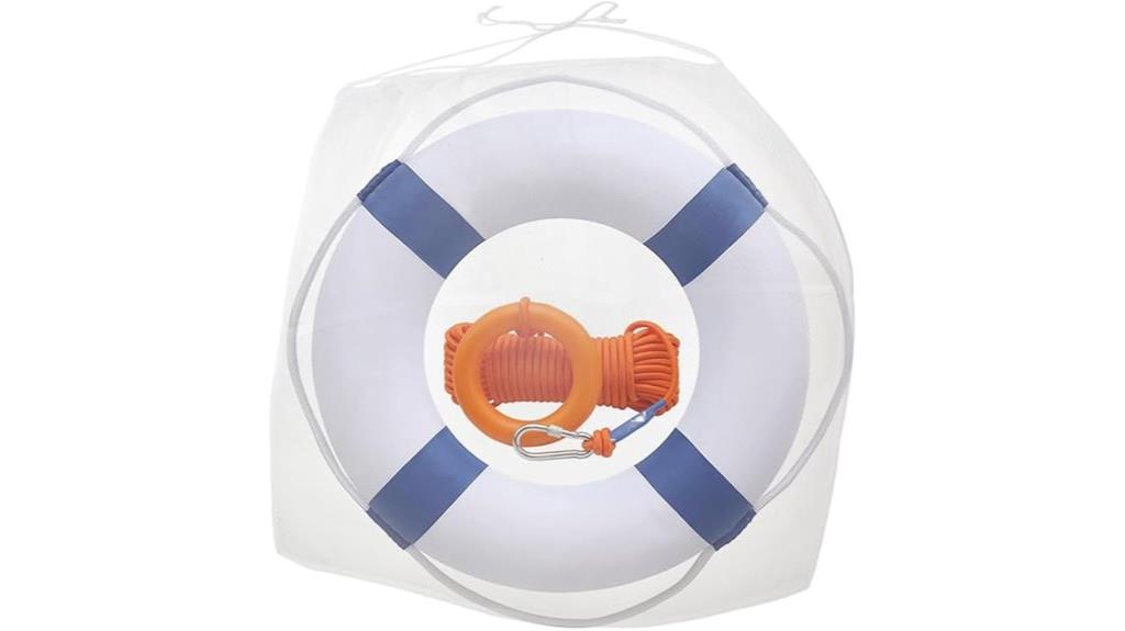 20 inch lifebuoy and rope