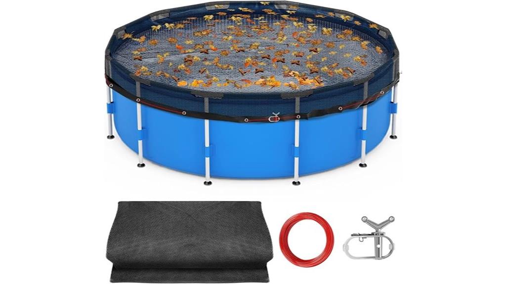 24 foot pool leaf cover