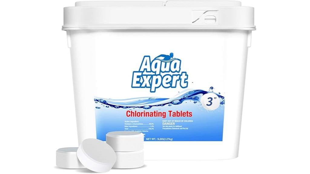 3 inch pool chlorine tablets
