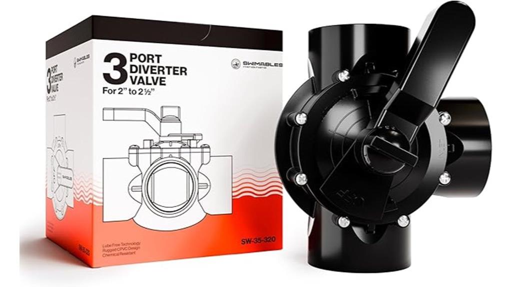 3 way 2 inch pool valve