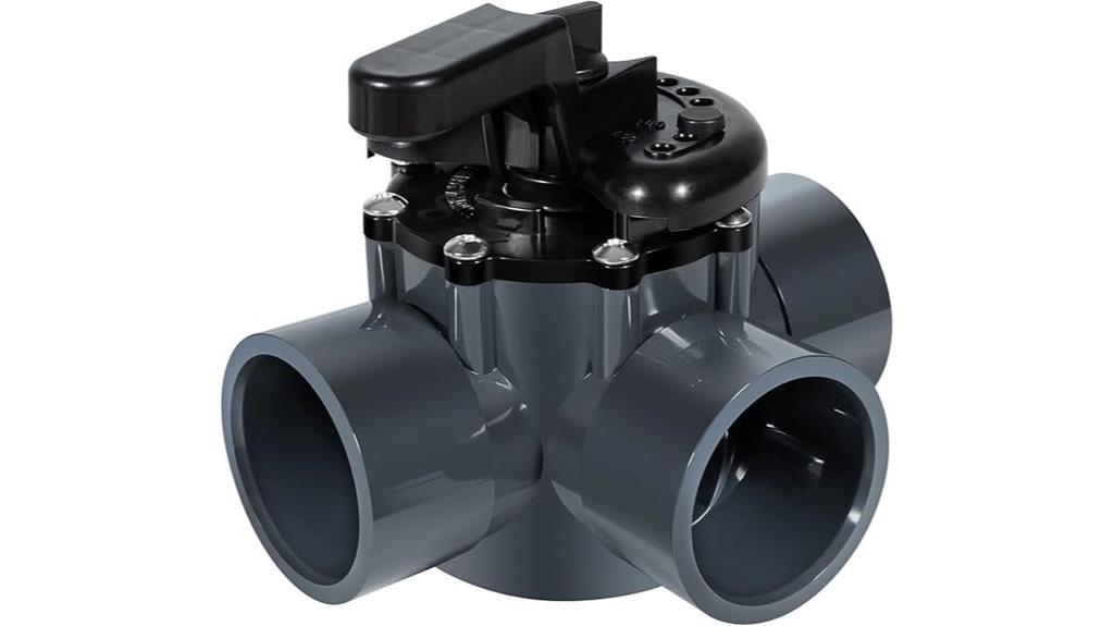 3 way non lube diverter