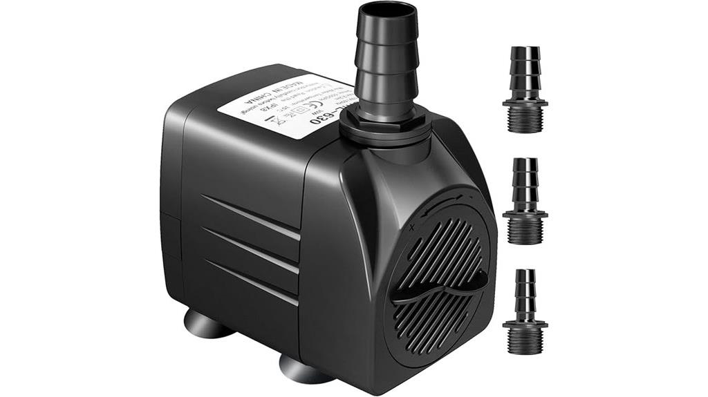 550 gph submersible pump