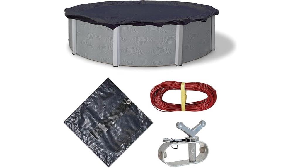 8 year round pool cover