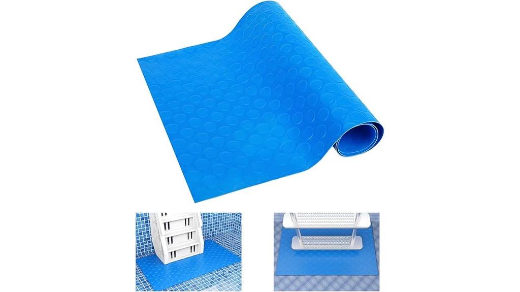above ground pool ladder mat