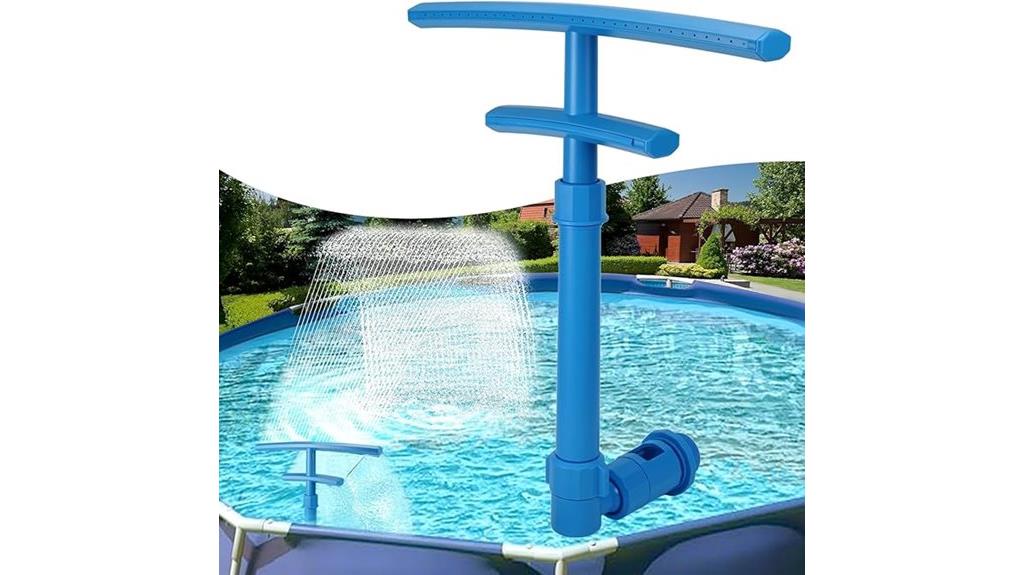 adjustable dual waterfall fountain