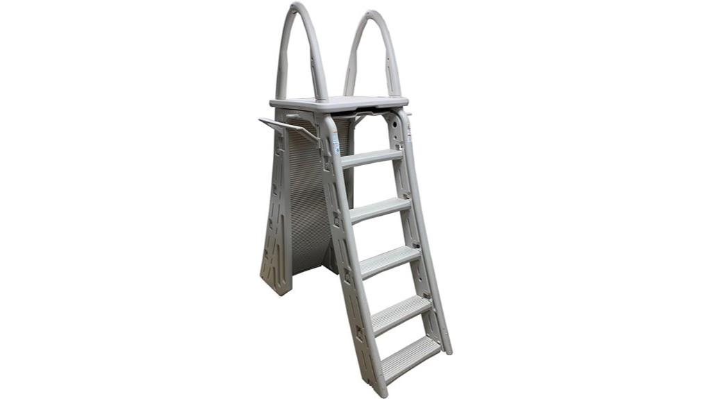 adjustable pool safety ladder