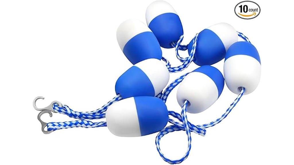 adjustable pool safety rope