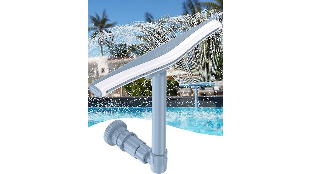 adjustable whale tail fountain