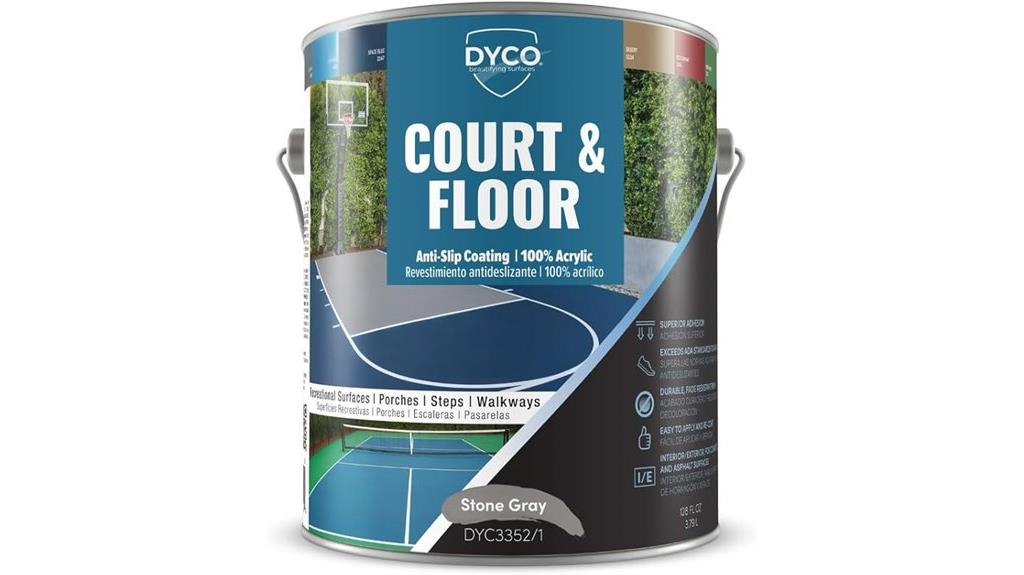 anti slip sports court coating