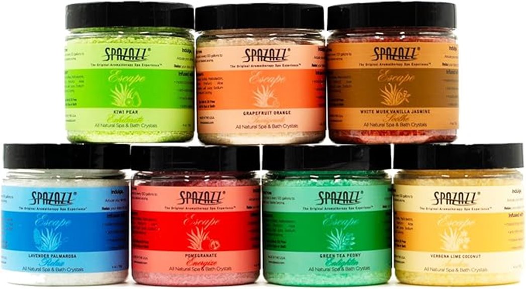 aromatherapy bath salt set