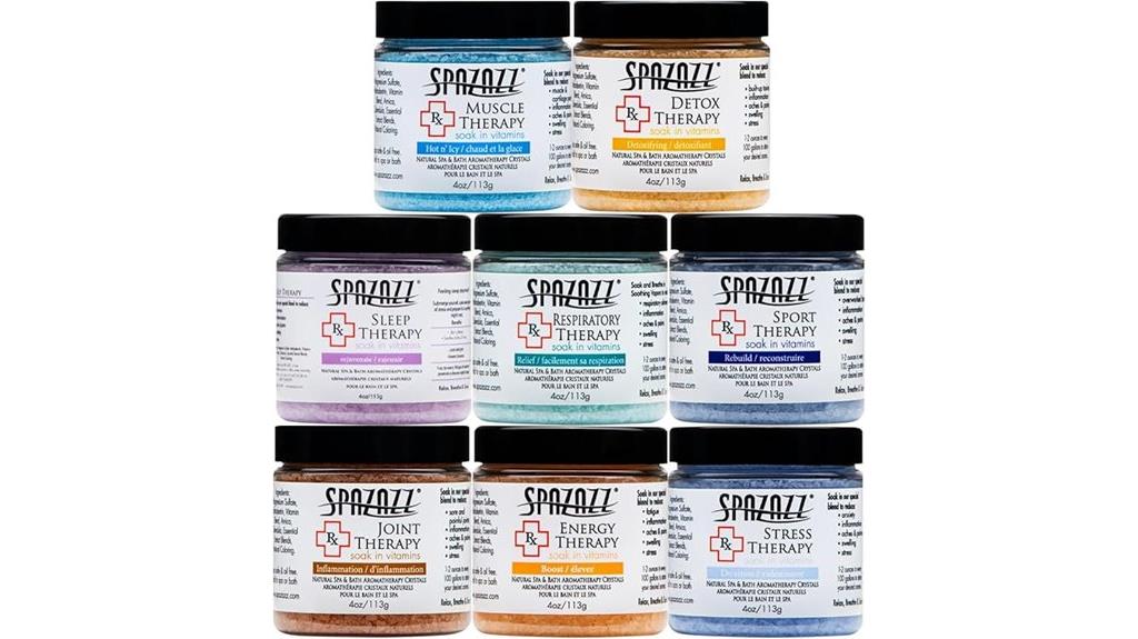 aromatherapy salt crystals bundle