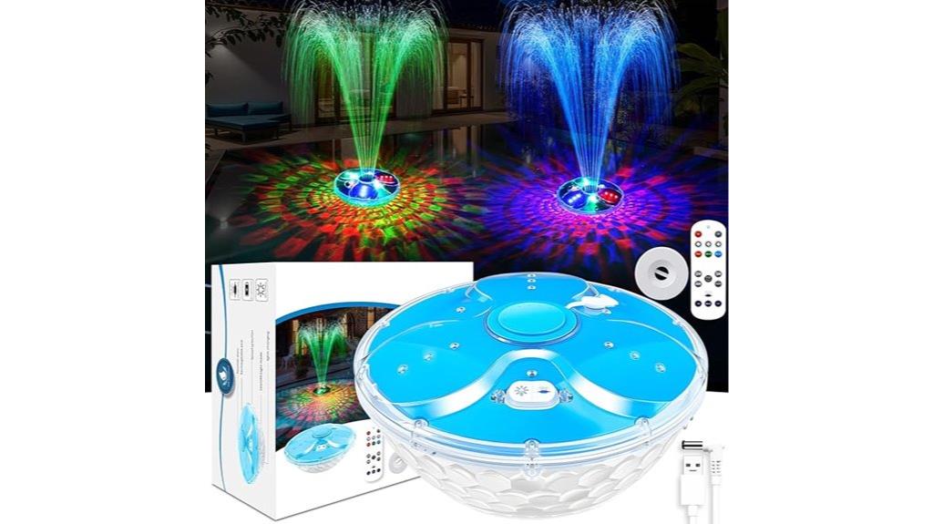 battery operated floating fountain