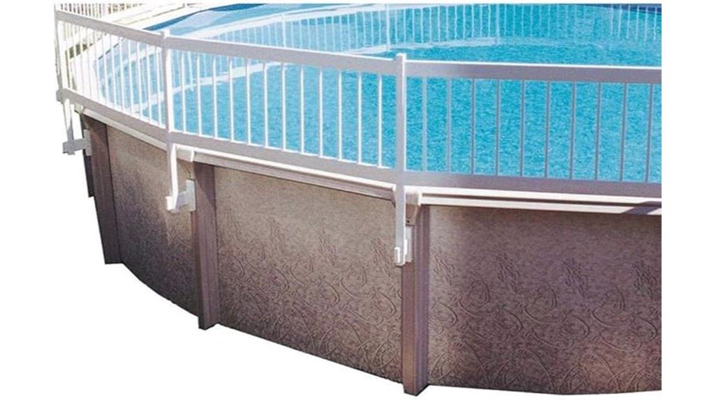 blue wave pool fence