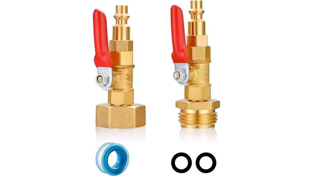 brass rv blowout adapter