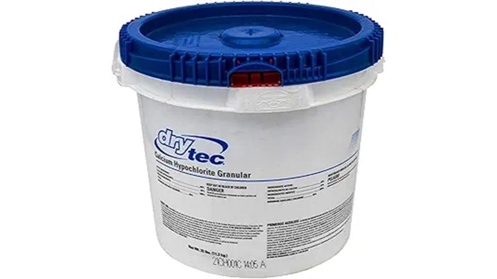 calcium hypochlorite shock treatment