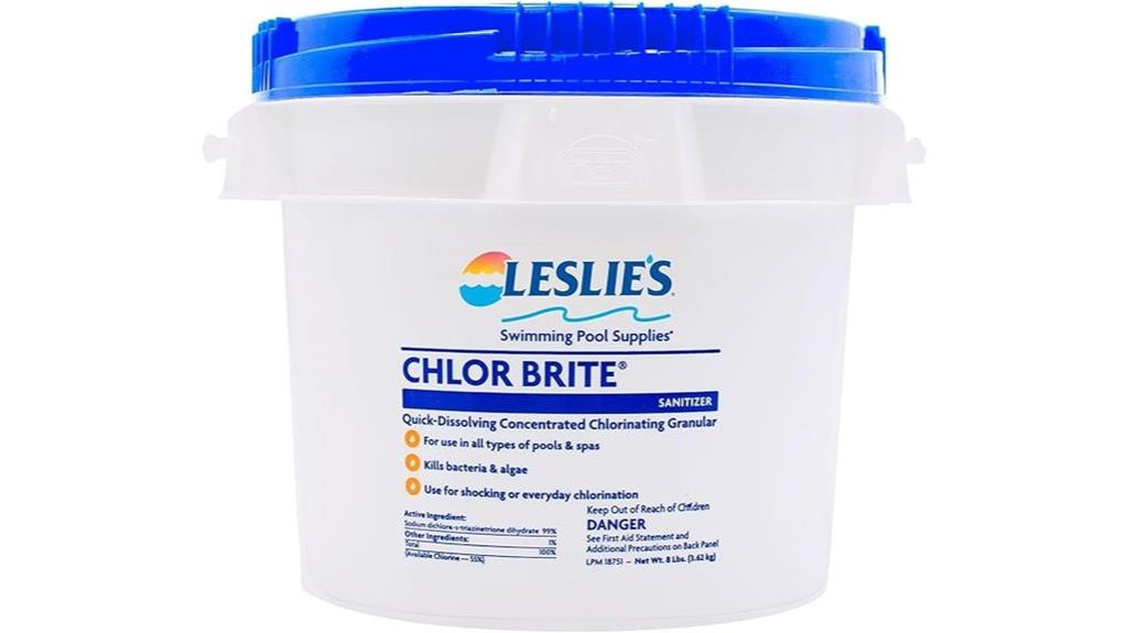 chlorine granules for pools