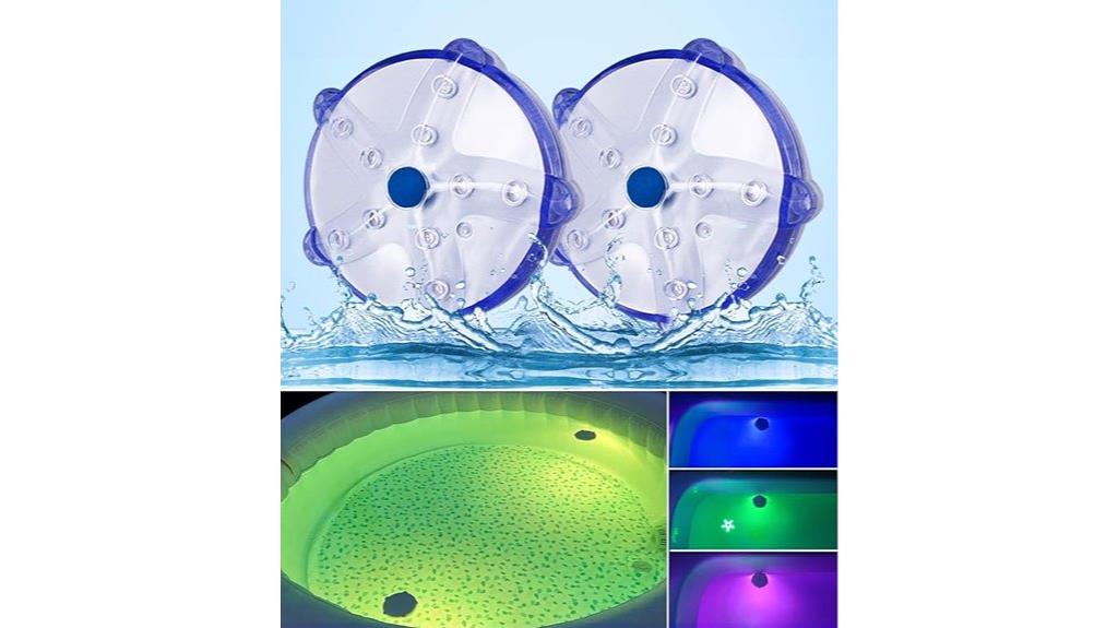 color changing floating pond lights
