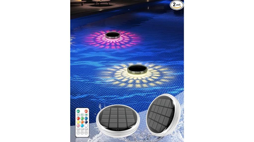 color changing floating pool lights