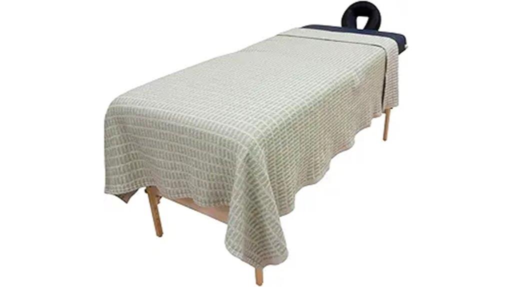 cotton spa massage blanket