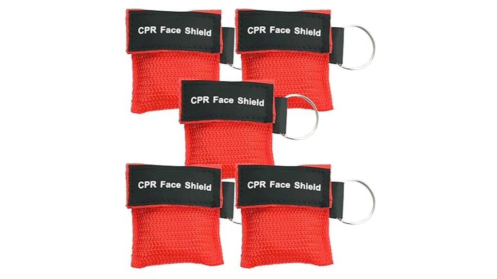 cpr face shields pack