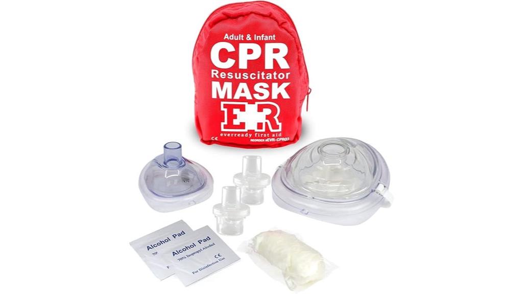 cpr mask kit with gloves