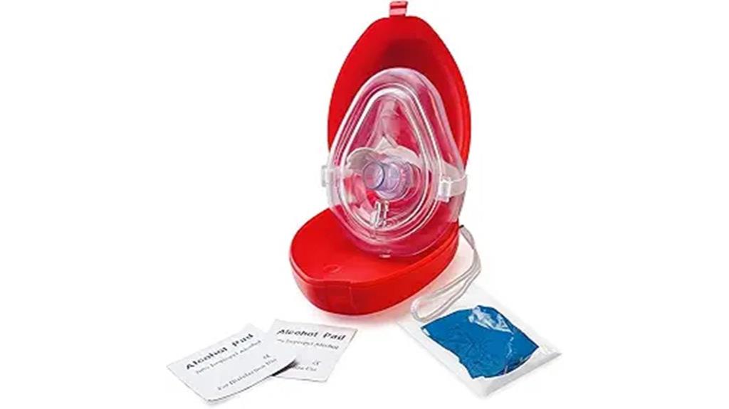 cpr mask with accessories