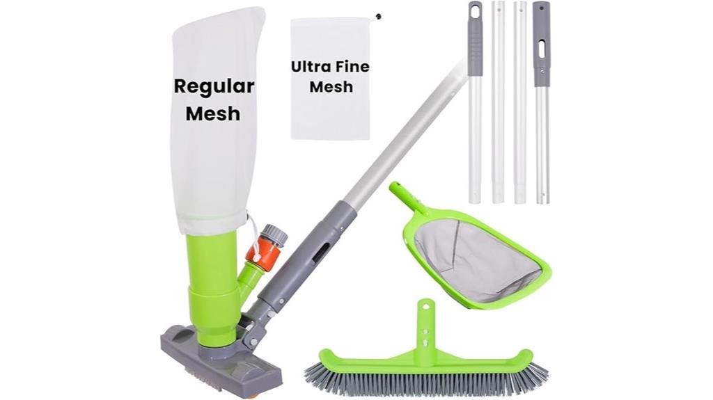 deluxe pool cleaning kit