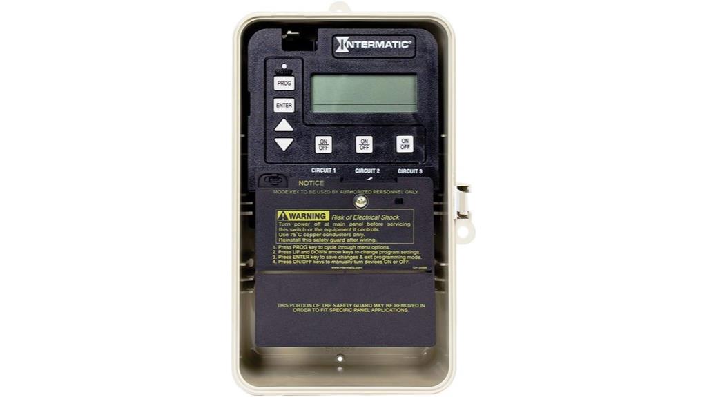 digital 3 circuit timer