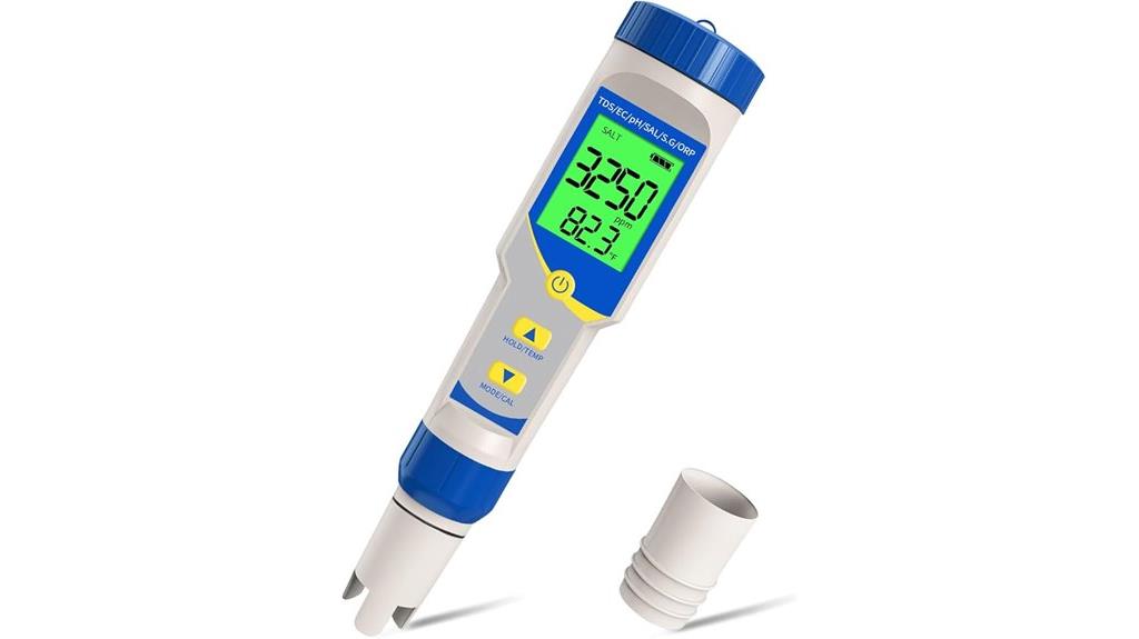 digital saltwater pool tester