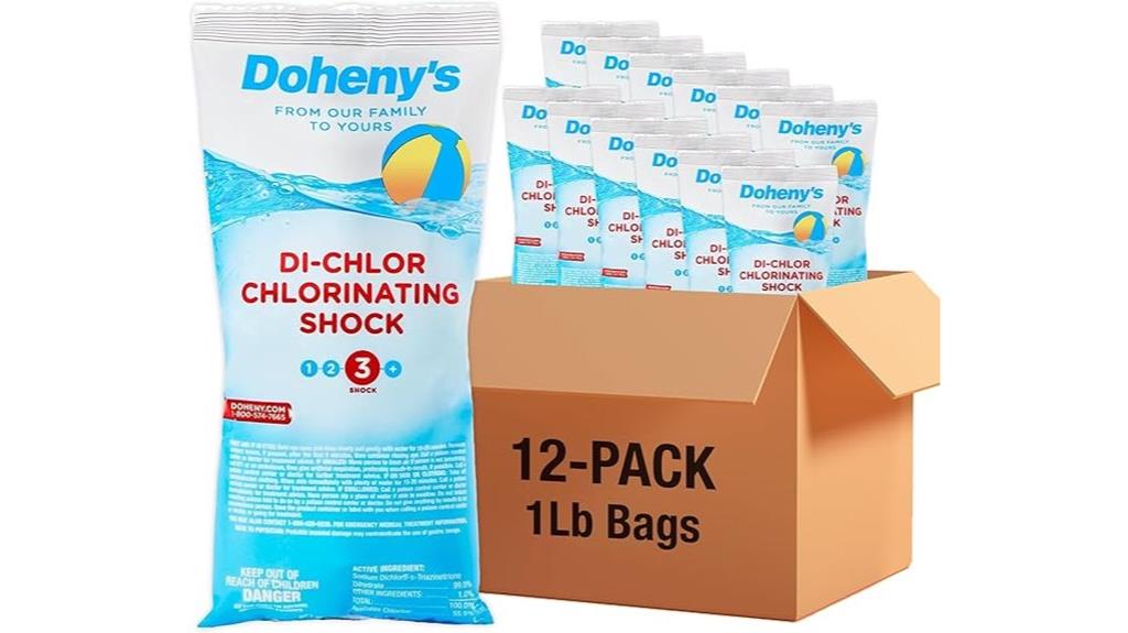 dohenys di chlor shock bags